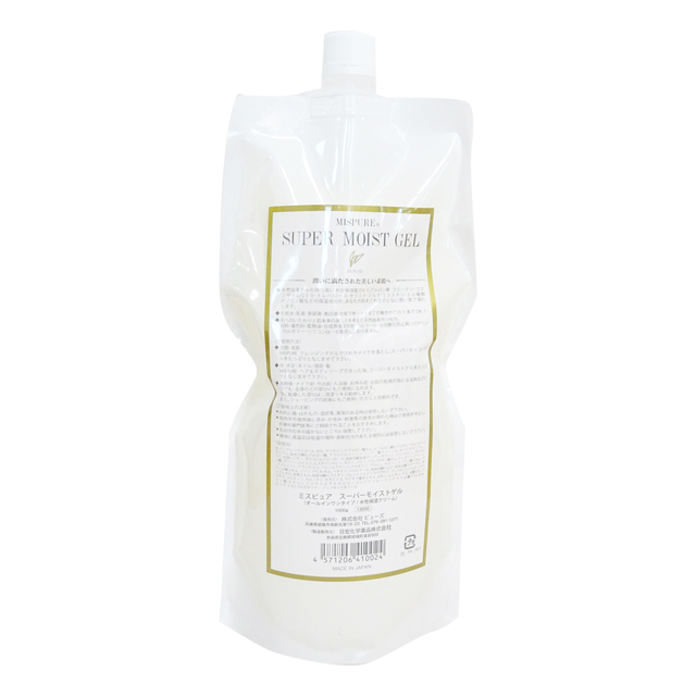 ミスピュア(MISPURE)スーパーモイストゲル詰替用1000g(新品未使用) MISPURE ミスピュア スーパーモイストゲル(1000g)