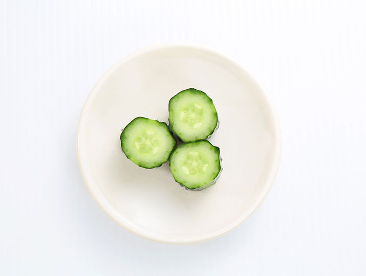 あさづけ胡瓜皿盛り