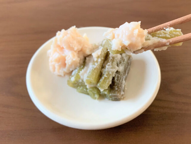 ふきの粕漬皿盛り