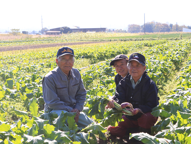 津田かぶの生産者さん