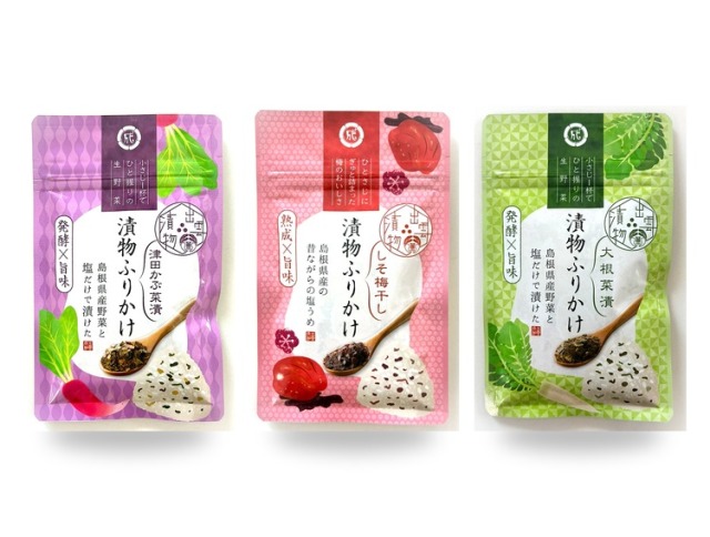 出雲漬物ふりかけ食べ比べ3袋セット