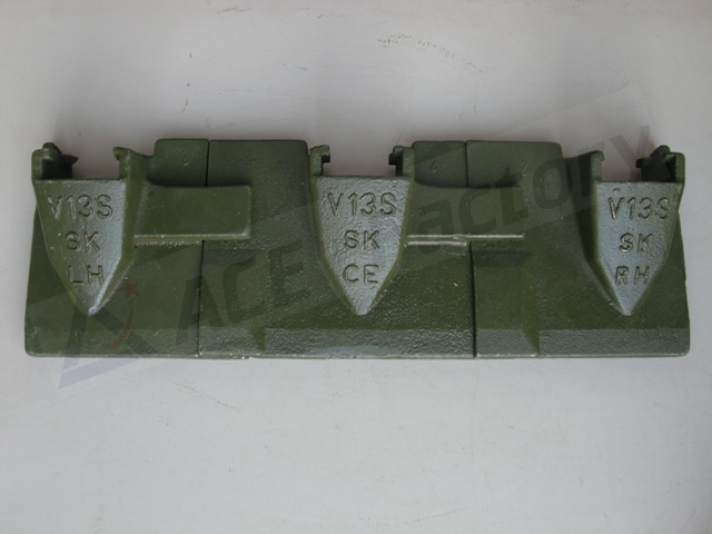 ゴムクローラー,ゴムキャタ,V13S　ツース盤　3枚