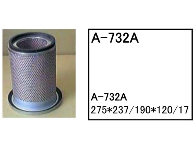 アチーブメント　
『頂点への道』講座 エアーエレメント A-732A エアーフィルター アウター out