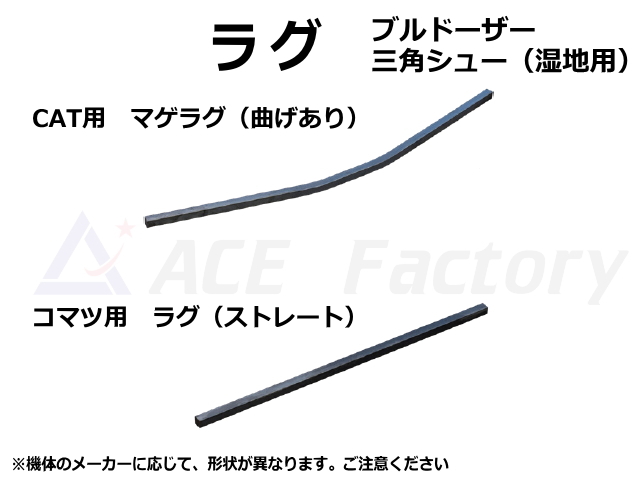 ラグ,補修材,ブルドーザー,三角シュー,湿地