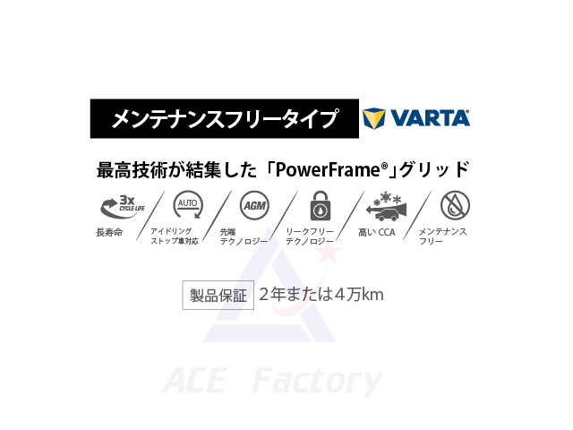 バッテリー バルタ シルバー ダイナミック LN5 / AGM / G14 / 595 901