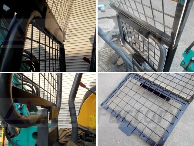 フロントガード,ショベル,ユンボ,バックホー,キャノピ,ゴムクローラー