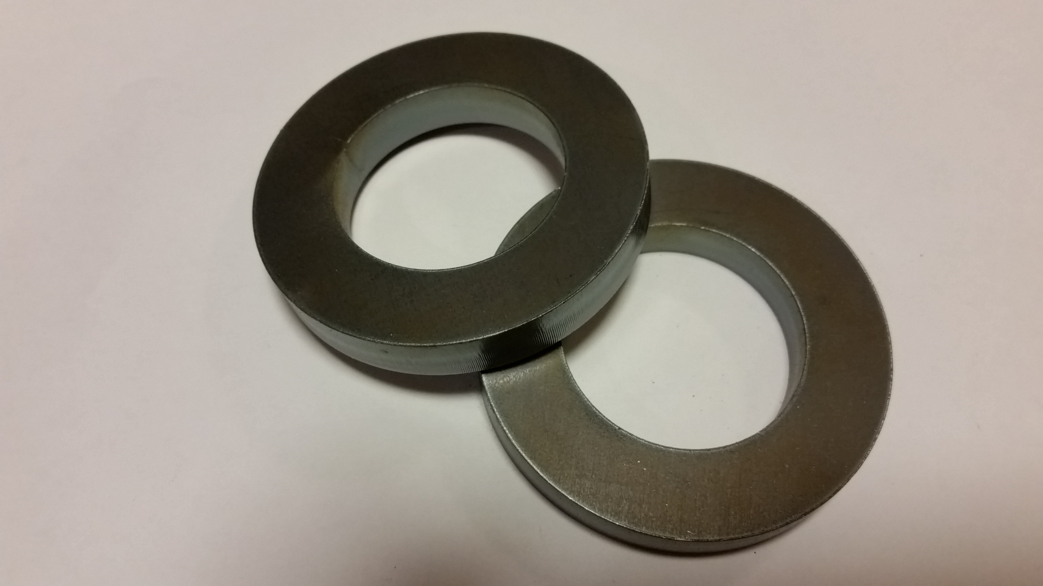 厚切りシム！バケット廻り隙間調整シム　内径３１ミリ×５０ミリ×厚み５ミリ　２枚セット　