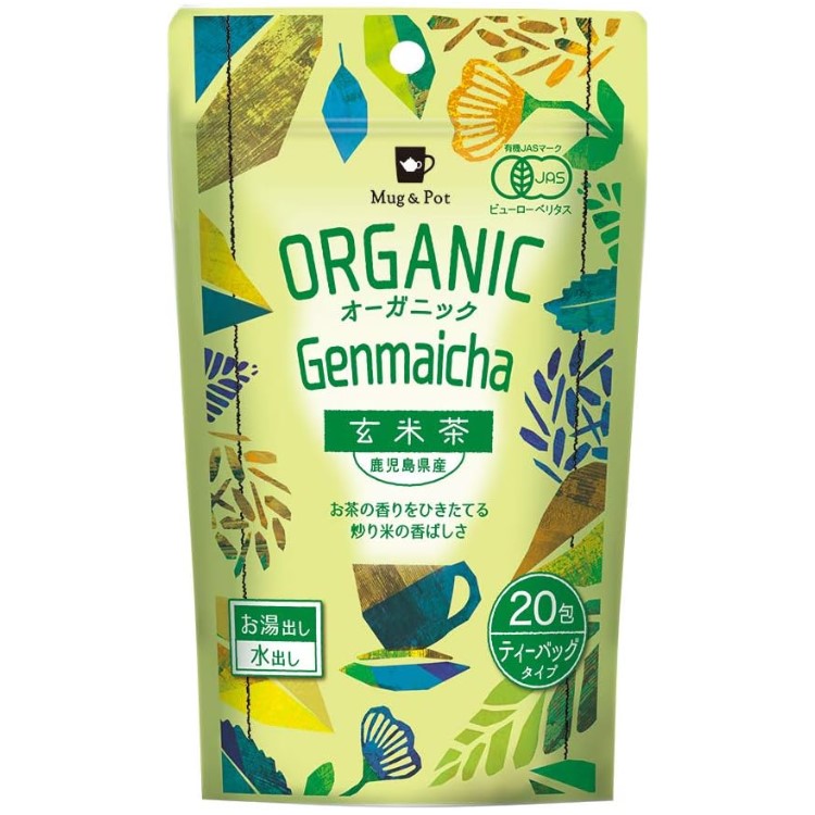 TokyoTeaTrading Mug&Pot オーガニック 玄米茶 2g×20包