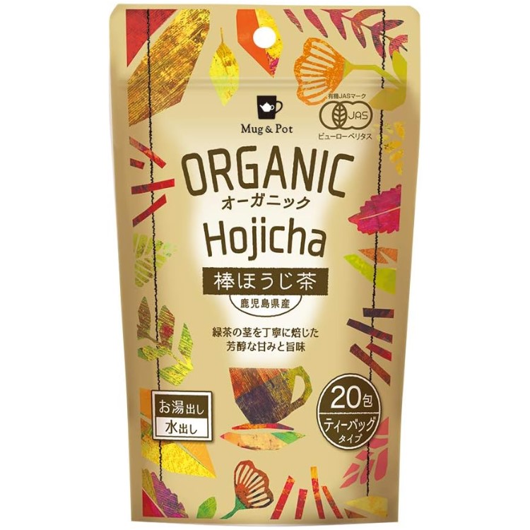 TokyoTeaTrading Mug&Pot オーガニック 棒ほうじ茶 2g×20包