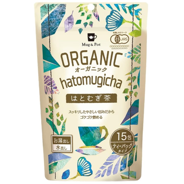 TokyoTeaTrading Mug&Pot オーガニック はとむぎ茶 2.5g×15包