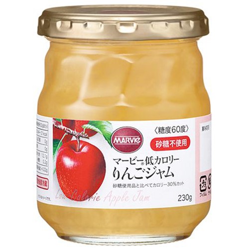 マービー低カロリーりんごジャム 瓶詰 230g