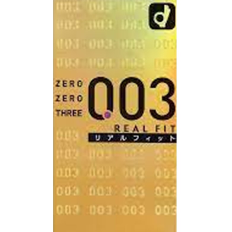 【オカモト】ゼロゼロスリー（003）リアルフィット　10個入り
