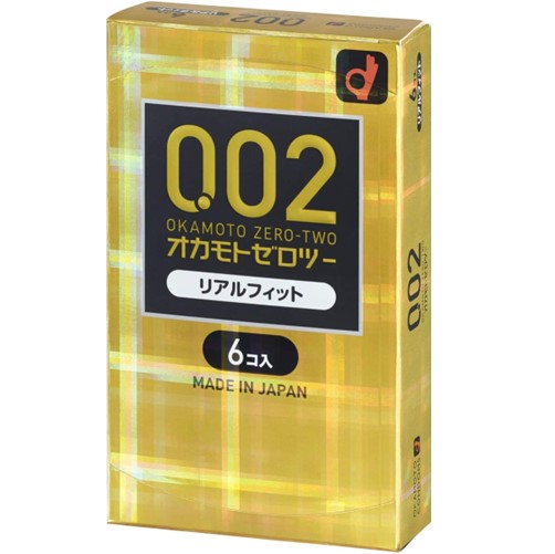 オカモト ゼロツー リアルフィット 0.02  6個入