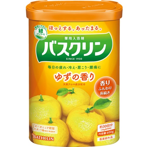 【医薬部外品】バスクリン ゆずの香り 600g