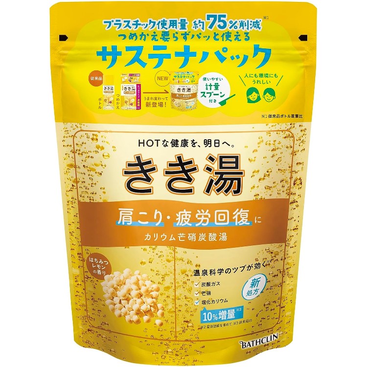 【医薬部外品】きき湯 カリウム芒硝炭酸湯 360g