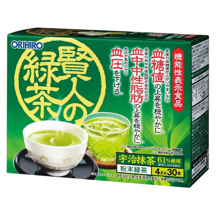 【機能性表示食品】オリヒロ 賢人の緑茶 120g(4g×30本)