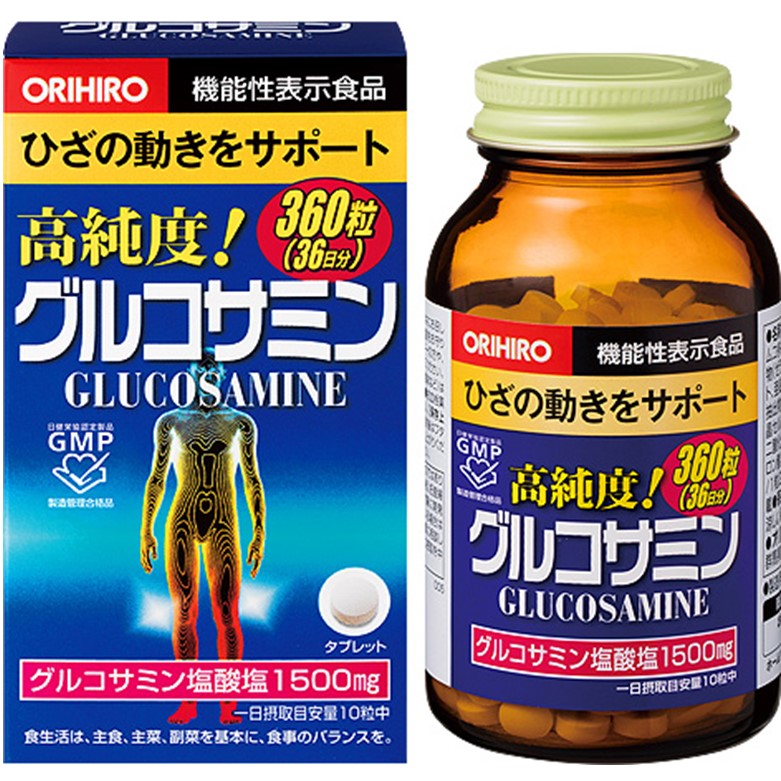 オリヒロ 高純度 グルコサミン粒 360粒