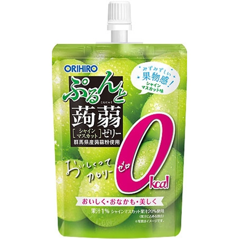 ぷるんと蒟蒻ゼリースタンディング カロリーゼロ シャインマスカット 130g