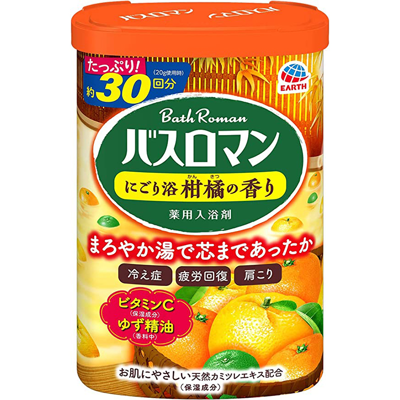 バスロマン にごり浴柑橘の香り 600g