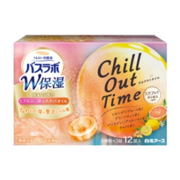【医薬部外品】白元アース HERSバスラボ W保湿 Chill Out Time 12錠入