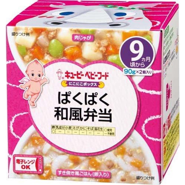 キユーピー ベビーフード にこにこボックスぱくぱく和風弁当 90g×2個