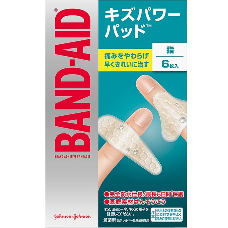 バンドエイド キズパワーパッド 指用 6枚入