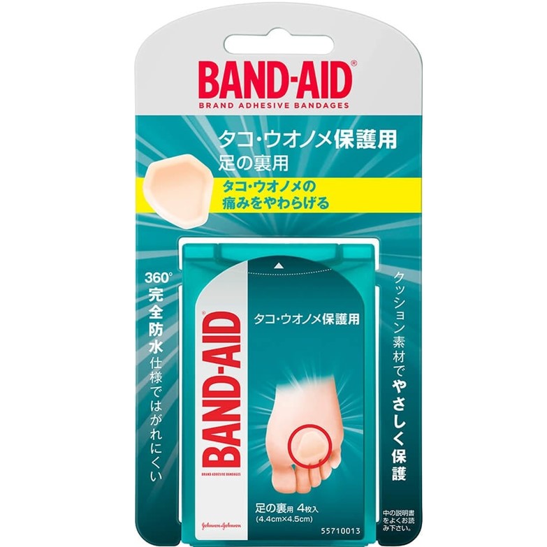 バンドエイド タコ・ウオノメ（魚の目）保護用 4枚入