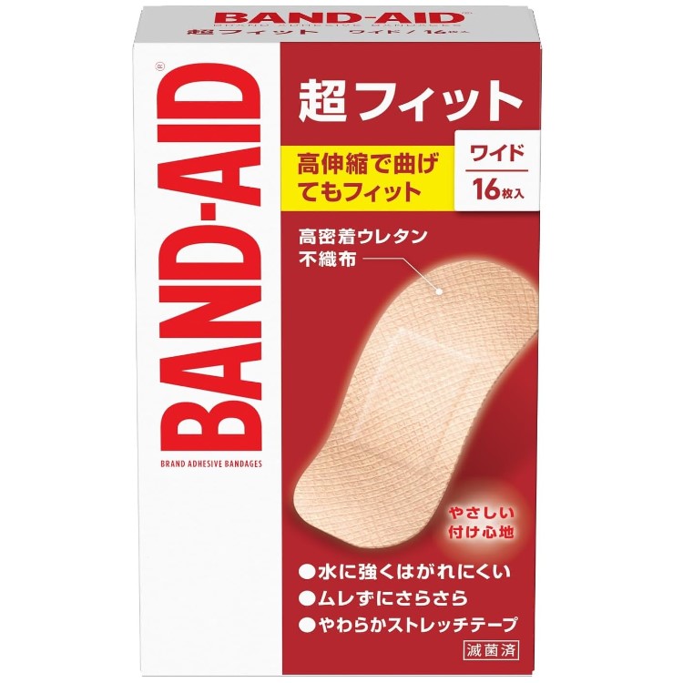 ジョンソン・エンド・ジョンソン バンドエイド超フィットワイド 16枚