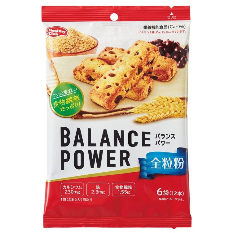 ハマダコンフェクト バランスパワー 全粒粉 6袋(12本入)