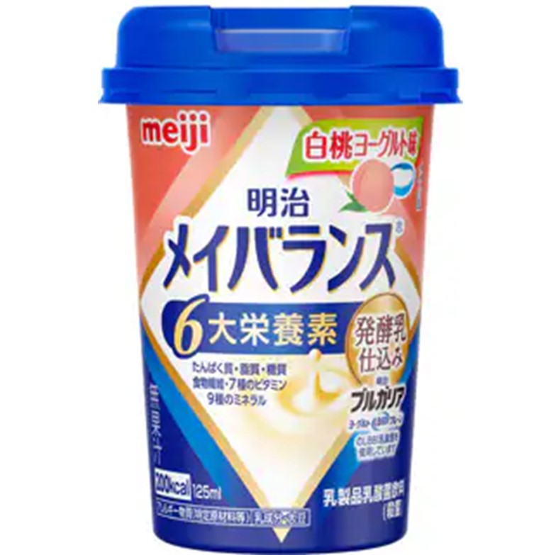 メイバランスMiniカップ 白桃ヨーグルト味 125ml