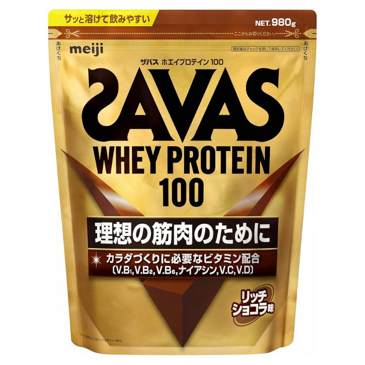 ザバス ホエイプロテイン100 リッチショコラ味 980g