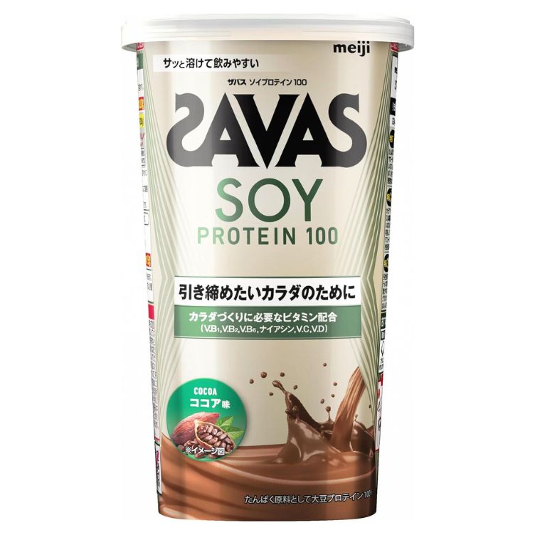 ザバス ソイプロテイン100 ココア味 224ｇ