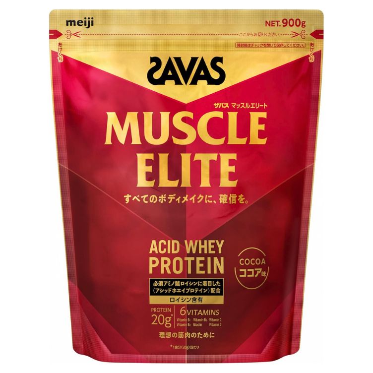 ザバス マッスルエリート アシッドホエイプロテイン ココア味 900g