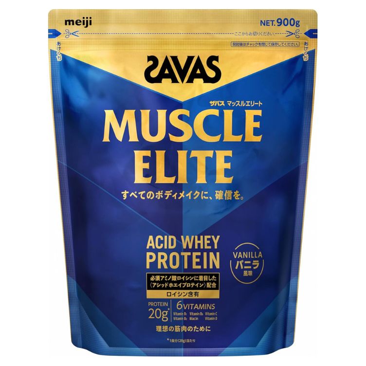 ザバス マッスルエリート アシッドホエイプロテイン バニラ風味 900g
