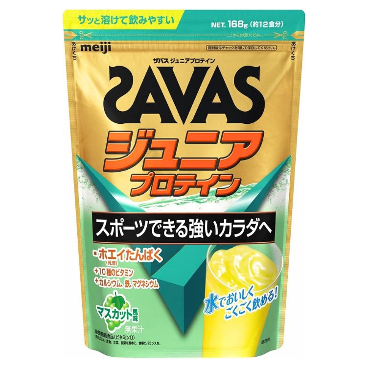 ザバス ジュニアプロテイン マスカット風味 約12食分 168g