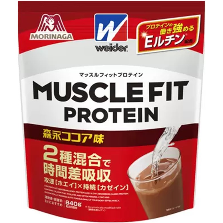 森永製菓 マッスルフィットプロテイン 森永ココア味 840g