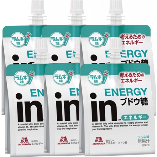 【6個セット】inゼリー エネルギーブドウ糖 180g×6個