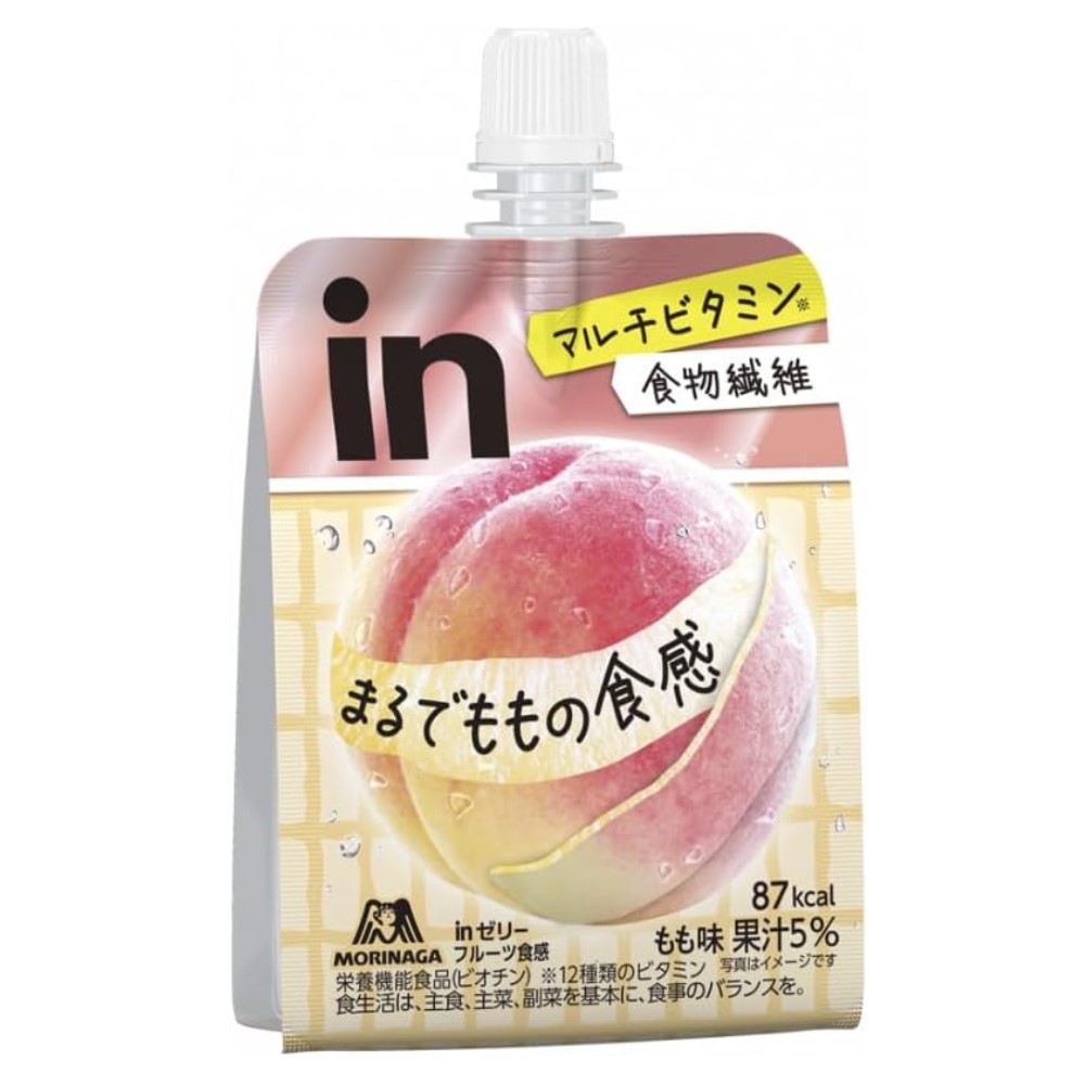 inゼリー フルーツ食感 もも味 150g