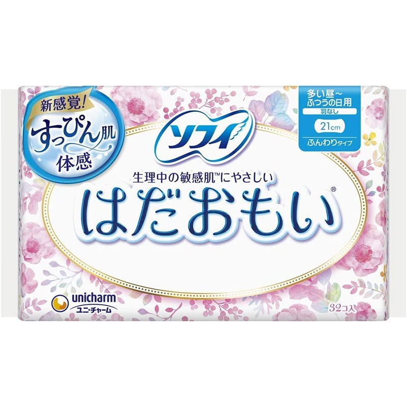 ソフィ はだおもい 多い昼～ふつうの日用 羽なし21cm 32枚