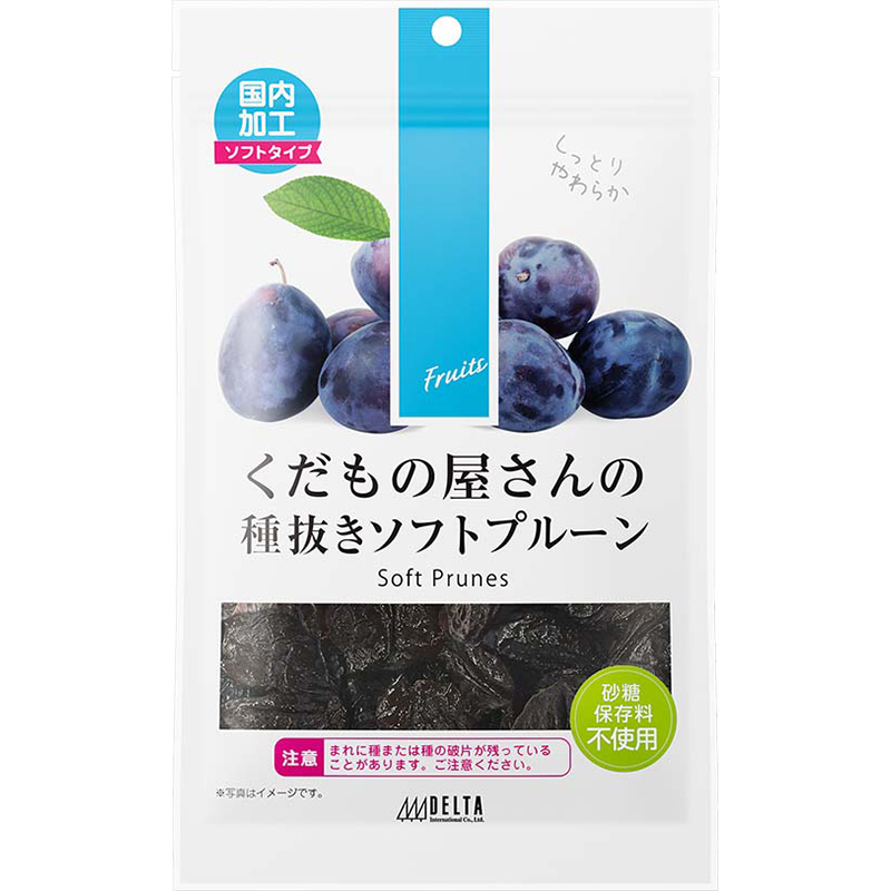 くだもの屋さんの種抜きソフトプルーン 200g