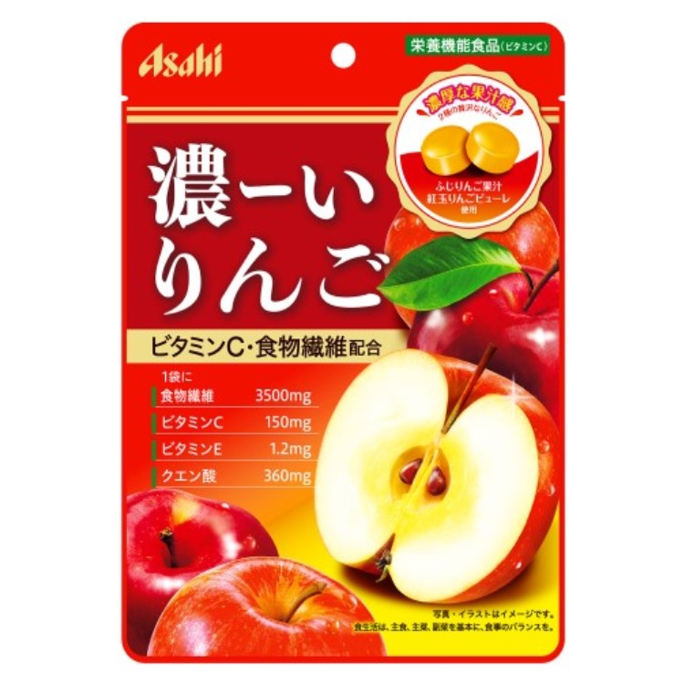 アサヒグループ食品 濃ーいりんご 飴 80g