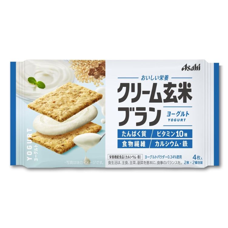 クリーム玄米ブラン ヨーグルト 2枚×2個包装(72g)　　F27
