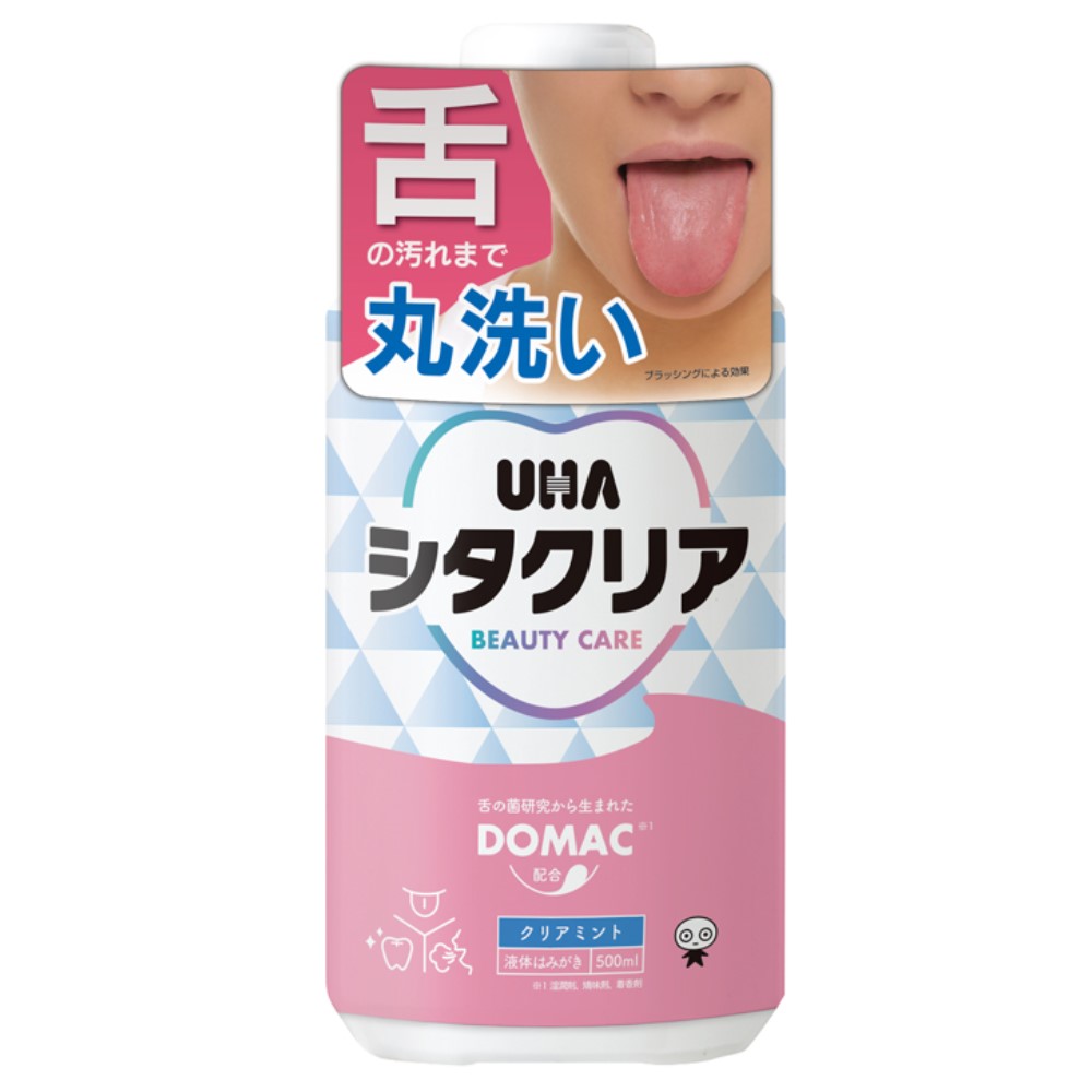 UHA シタクリア 液体はみがき クリアミント 500mL