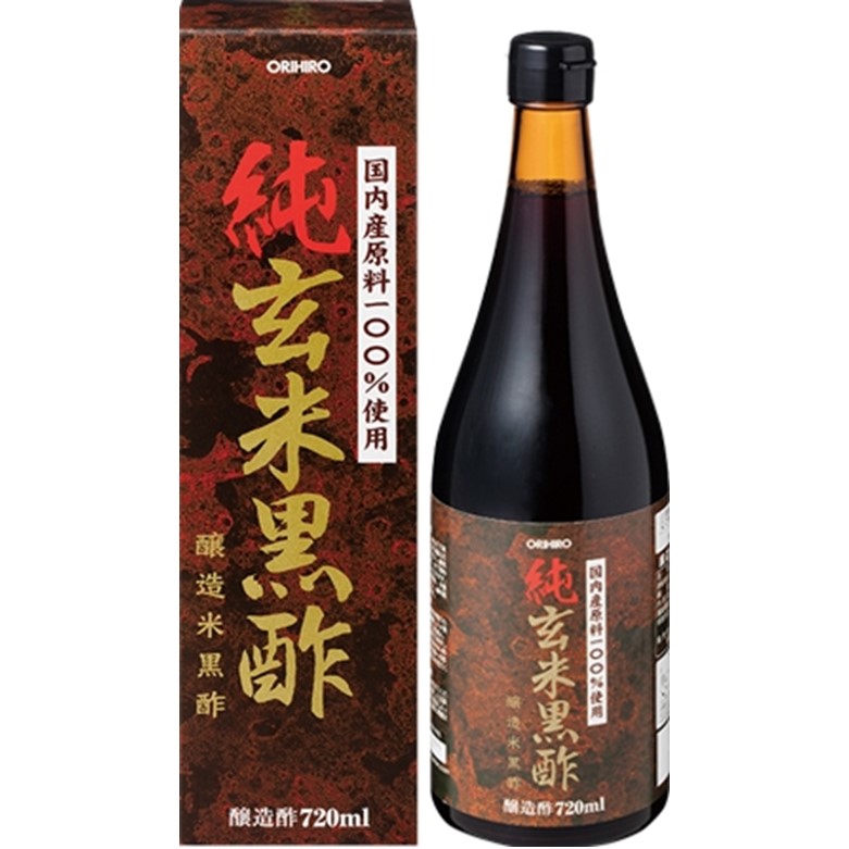 オリヒロ 純玄米黒酢 720ml