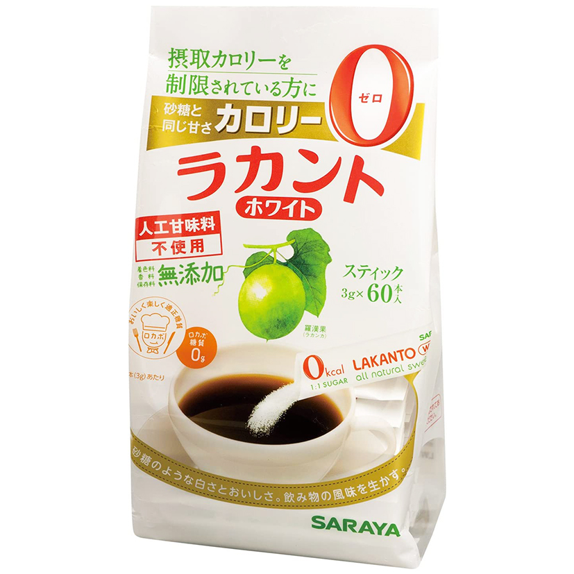 カロリー&糖類ゼロ ラカントホワイト 3g×60本