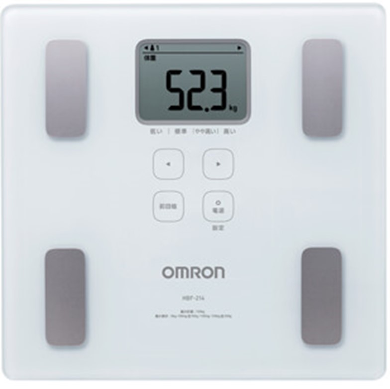【オムロンヘルスケア】オムロン体重体組成計　カラダスキャン　ＨＢＦ－２１４－Ｗ　１台　F20
