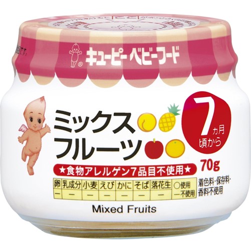 キユーピー ベビーフード ミックスフルーツ 70g