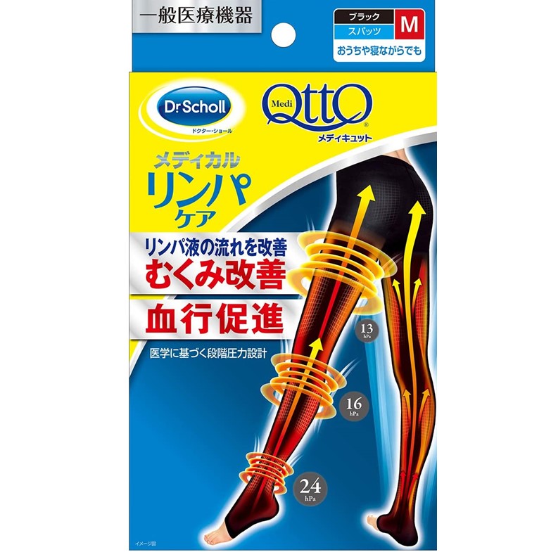 【ドクターショール】おうちでメディキュット　スパッツ　Ｍ　F20