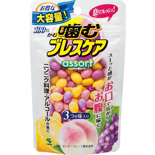 噛むブレスケアパウチ アソート 100粒
