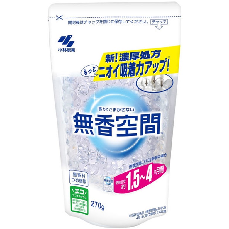 無香空間つめ替用無香料 270g